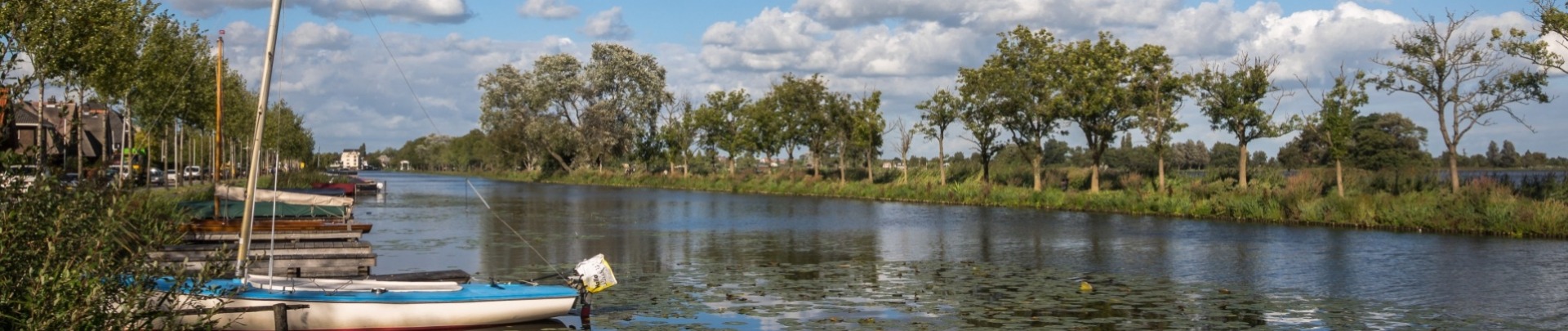 Foto van de Breevaart in Reeuwijk